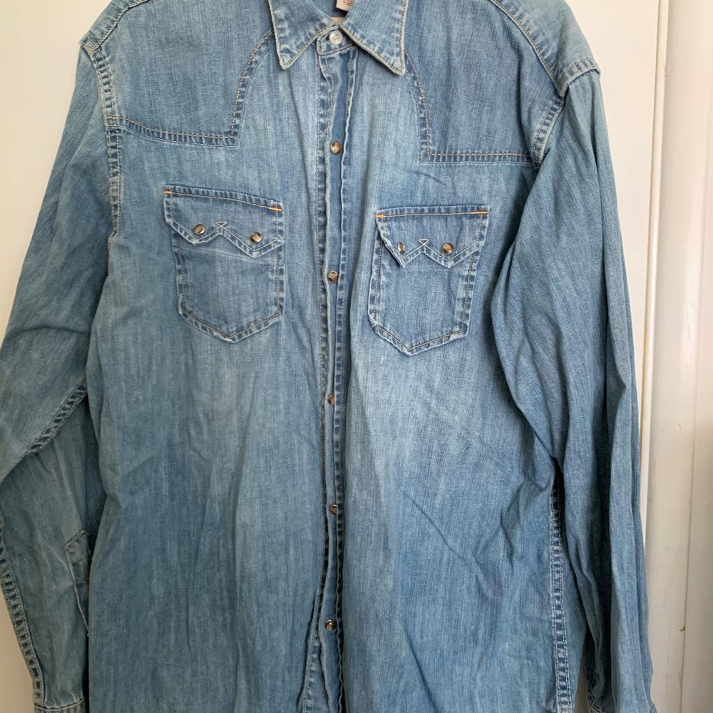 Lucky Brand Denim Western Shirt XXL